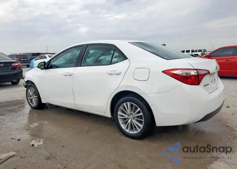 2015 Toyota Corolla L из США, поврежденный, VIN 5YFBURHE3FP359004